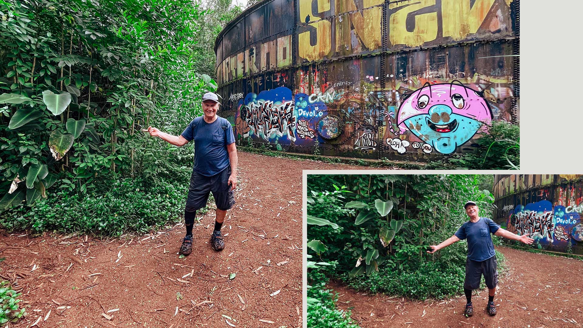 Likeke Falls Oahu - Important Tip: Your first VERY IMPORTANT turn will be left before the water tank.